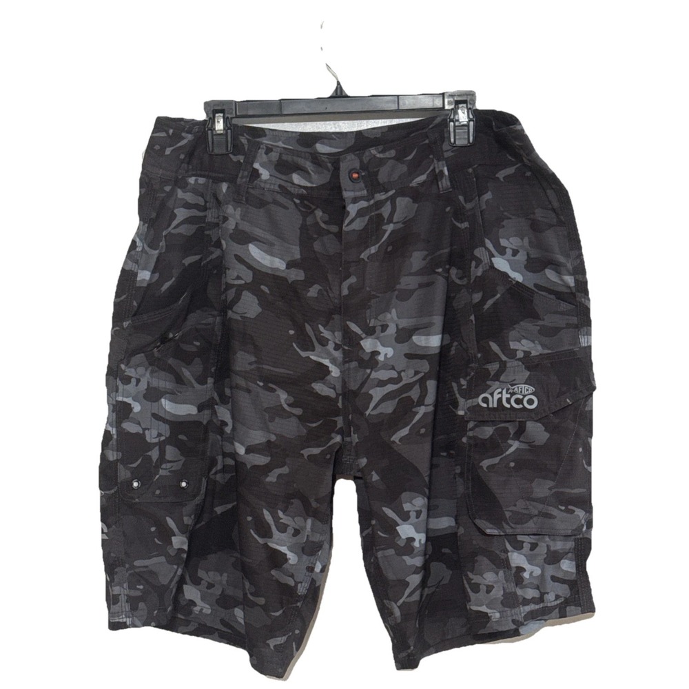 AFTCO Camo Lightweight Shorts Sz 38